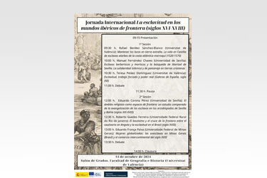 Jornada Internacional: La esclavitud en los mundos ibéricos de frontera (siglos XVI-XVIII)
