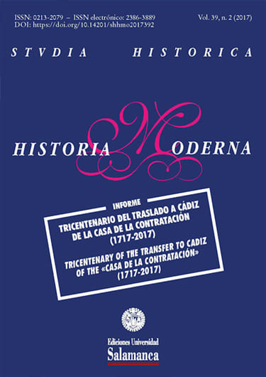 Revista Stvdia Histórica: Historia Moderna