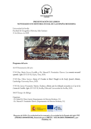 Presentación de libros: Novedades en Historia Social de la España moderna