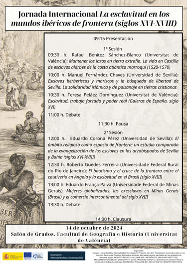 Jornada Internacional: La esclavitud en los mundos ibéricos de frontera (siglos XVI-XVIII)