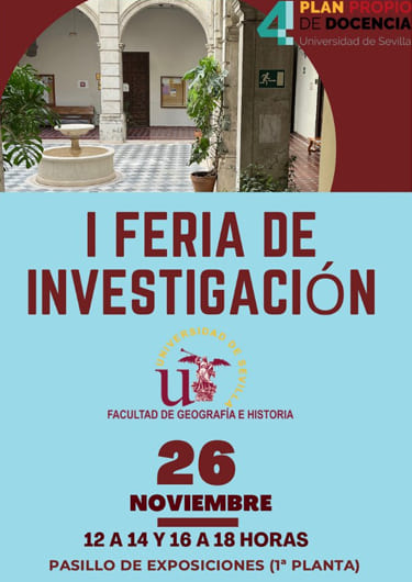 El Departamento de Historia Moderna en la I Feria de Investigación de la Facultad de Geografía e Historia de la US