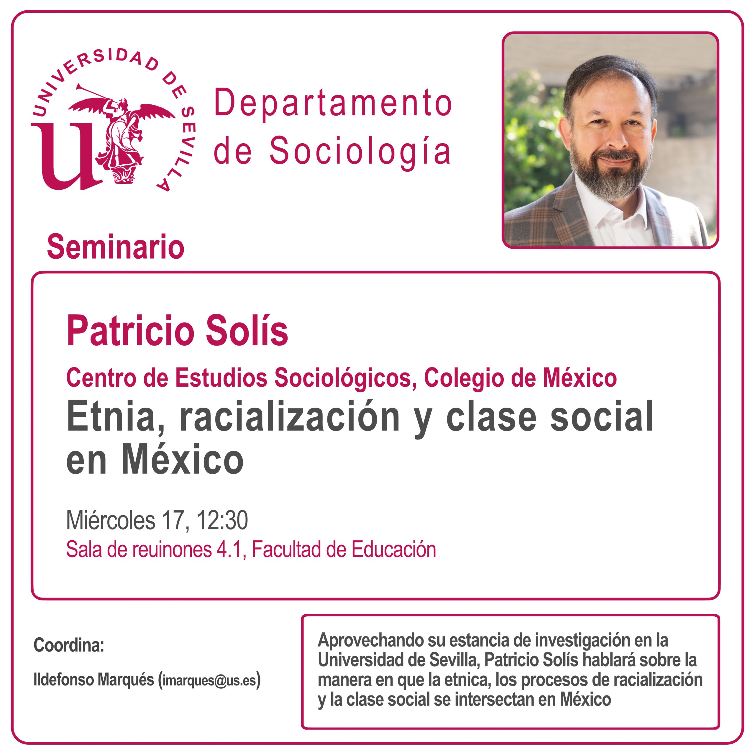 Seminario. Etnia, racialización y clase social en México